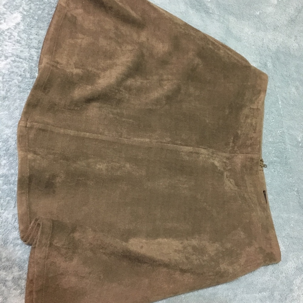 Velvet skirt.